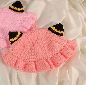 Crochet Anya Forger Bucket Hat