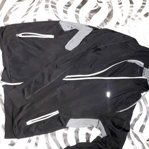 NEW Men's Black Sports Jacket+hoodie