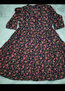 Floral Print Midi Dress