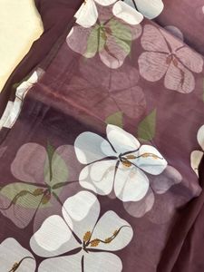 Elegant Floral anarkali with dupatta