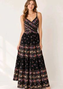 Boho Floral Maxi Dress