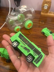Toy Vehicles Set Of Two And One Puzzle
