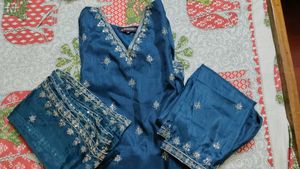 New Teal Kurta Set