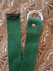 Dark Green Cloth Belt.