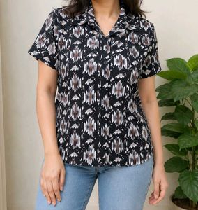 Stylish Printed Short Sleeve Shirt