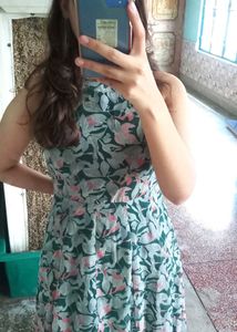Floral Print Sleeveless Dress