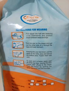 Adult Disposable Diapers - 10 Pack