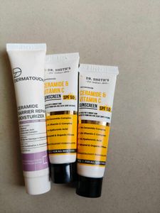 combo of 3 ceramide moisturizer