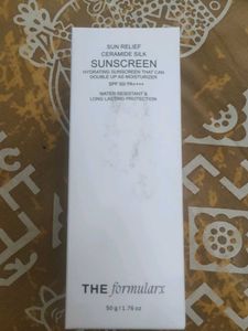 The formularx Sun Relief Ceramide Silk Sunscreen