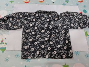 Chic Floral Print Button-Up Shirt