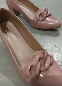 Chic Pink Block Heels