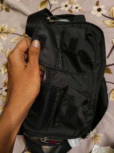 Stylish Black Crossbody Bag