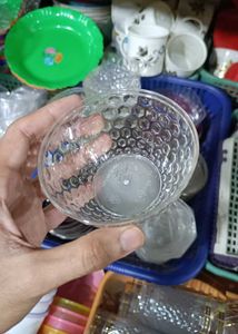 Clear Plastic Storage Containers Set of 6
