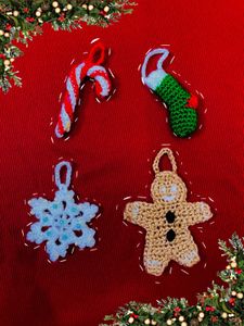 crochet ornament combo