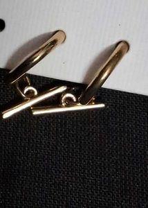 Westside Gold Tassel Hoop Earrings