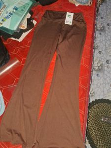 Brown Flare Leggings