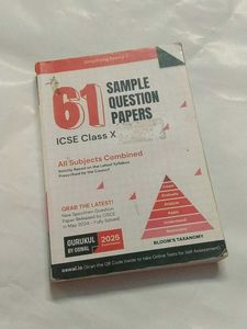 ICSE Class X Sample Question Papers