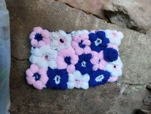 Pack Of 1mobile Crochet Pouch
