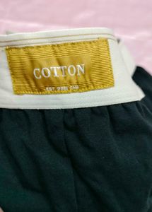 Men's Black Cotton Briefs