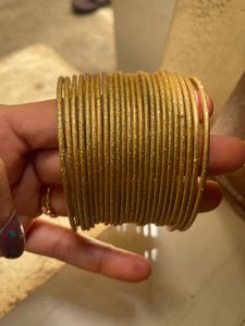 Sparkly Gold 24 Bangle Set