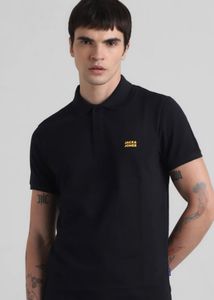 Jack & Jones Black Polo T-Shirt