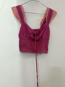 Linen Bustier top