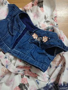 Floral Summer Dress with overcoat