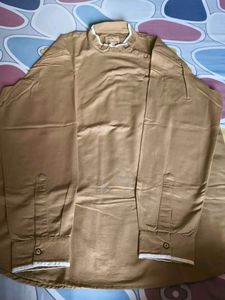 Men's Golden Brown Ethnic Kurta