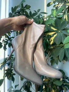 Stylish Taupe Ankle Boots