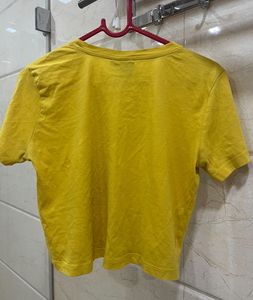 Yellow Crop TShirt