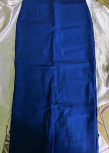 Brand New Elegant Royal Blue Midi Skirt