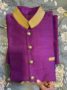 Purple Ethnic Kurta