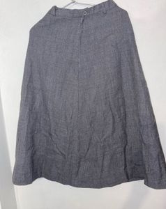 Classic Grey Midi Skirt