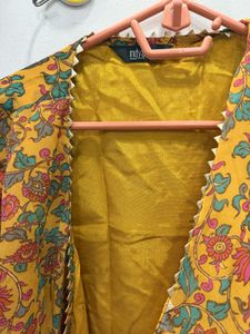 Indya Angrakha Kurti With Sharrara