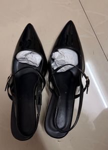 Chemistry Patent Slingback Heels