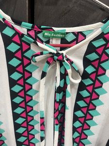 Bohemian Print Tunic Top