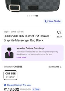Louis Vuitton Damier Graphite Crossbody Bag  Styli