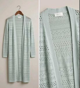Light Blue Knit Cardigan