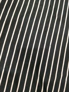 Chic Black &amp; White Striped Maxi Dress