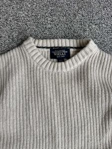 WHO.A.U Cream Knit Sweater