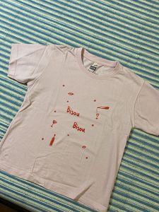 Aesthetic Pinteresty Pink Cropped Tshirt
