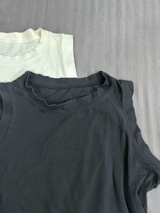 Black &amp; White Tank Tops