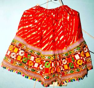 Vibrant Embroidered Crop Top