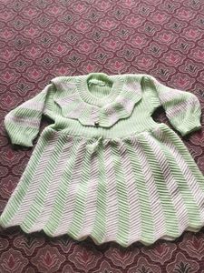 Cute Knit Baby Dress