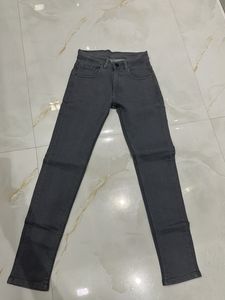 Men's Dark Grey Slim Fit Jeans