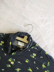 Floral Print Long Sleeve Top