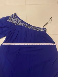 Chic Blue Party Dress