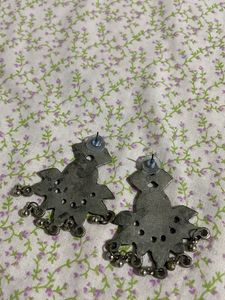 Ethnic Mirror Work Earrings