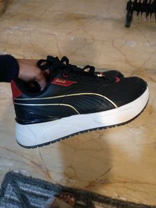Puma R78 Disrupt Lt Class Act Women Black Sneakers