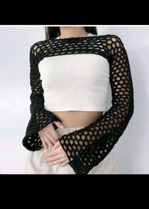 Crochet Fishnet Sleeve